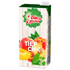 Соки Крыма Персик с мякотью 1л