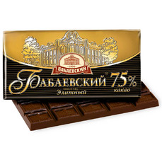 БАБАЕВСКИЙ Шоколад элитный 75% 90гр
