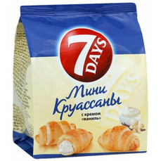 КРУАССАН 7 дэйз 300гр в ассортименте