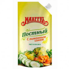 Майонез Махеев Постный 30% 200мл д/п