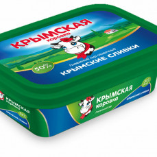 Крым.Коровка Сыр плавленный Крымские сливки 180 гр 40% ванночка
